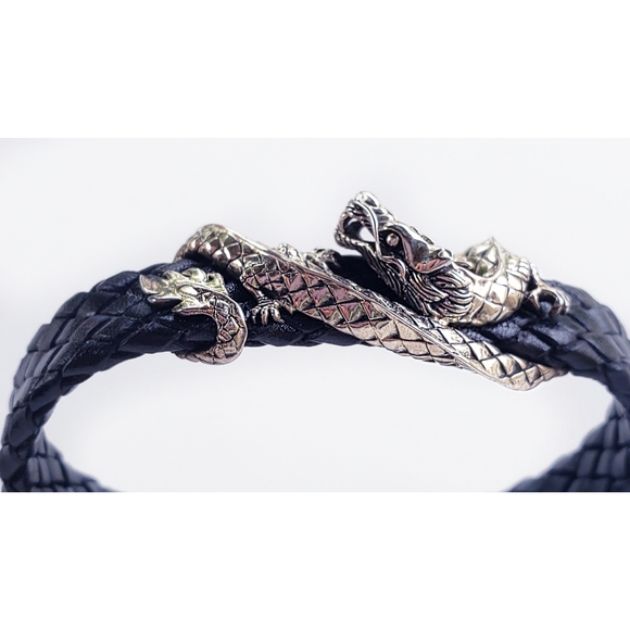 John Hardy Other - SOLD☆ John Hardy NAGA Dragon Leather Bracelet